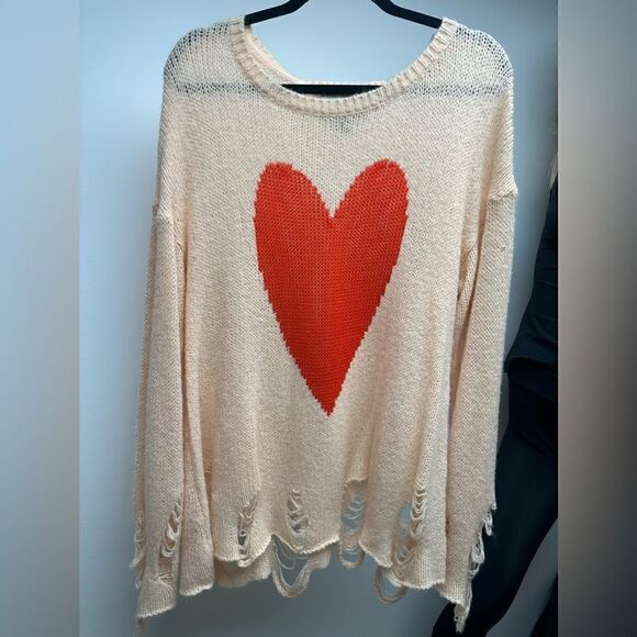 ASO TAYLOR SWIFT ALT COLOR WILDFOX
Lennon Big Heart Sweater Baby M - Picture 5 of 8